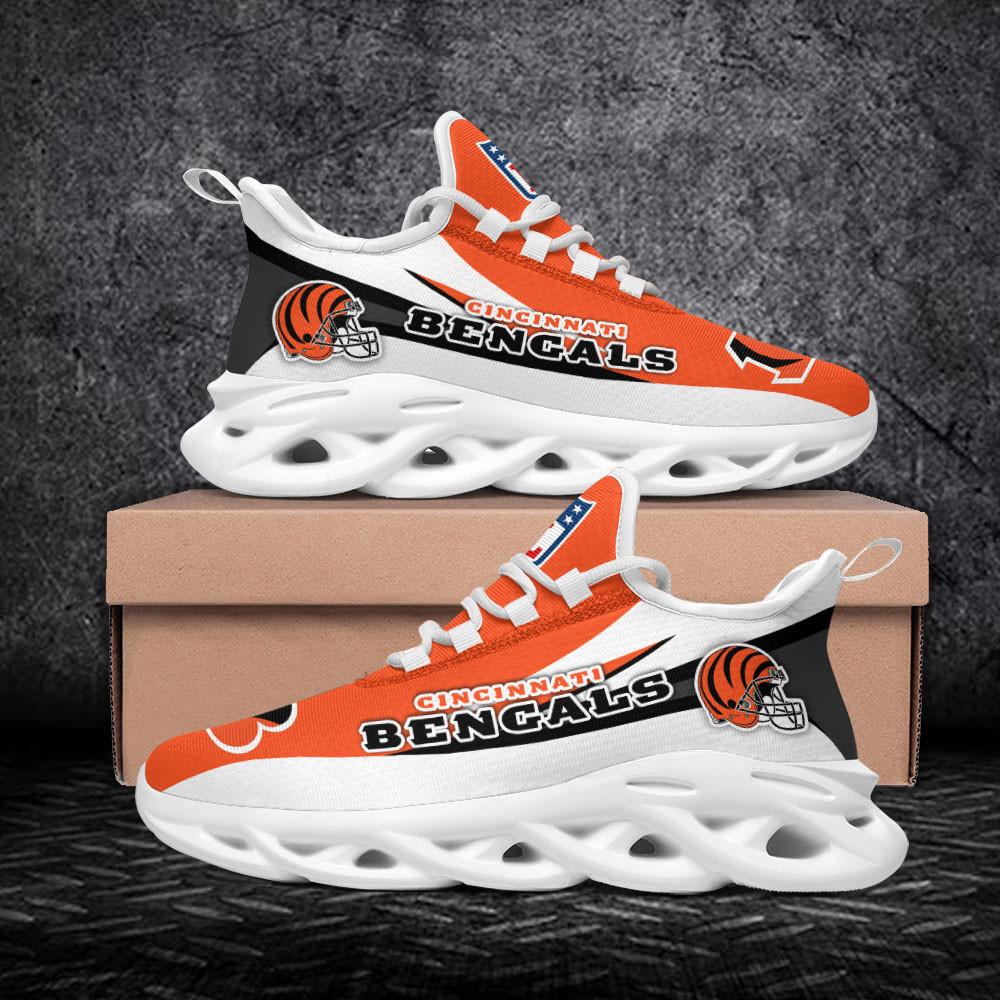 Ideafootwear Cincinnati Bengals Max Soul Shoes Sneakers For Men And Women 19