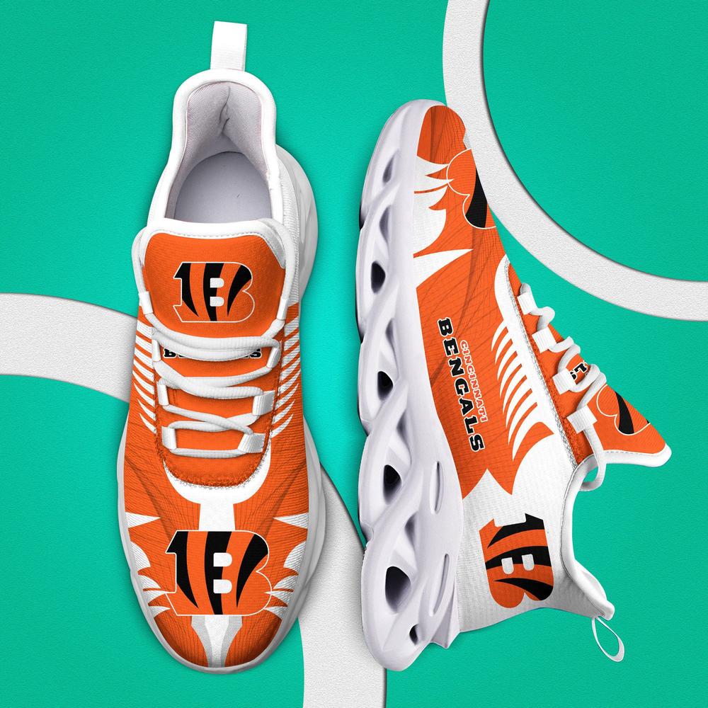Ideafootwear Cincinnati Bengals Max Soul Shoes Sneakers For Men And Women 5