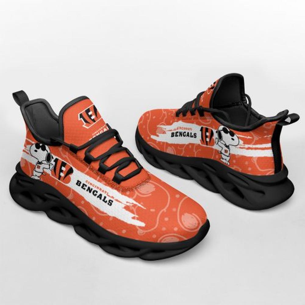 Ideafootwear Cincinnati Bengals Max Soul Shoes Sneakers For Men And Women 3