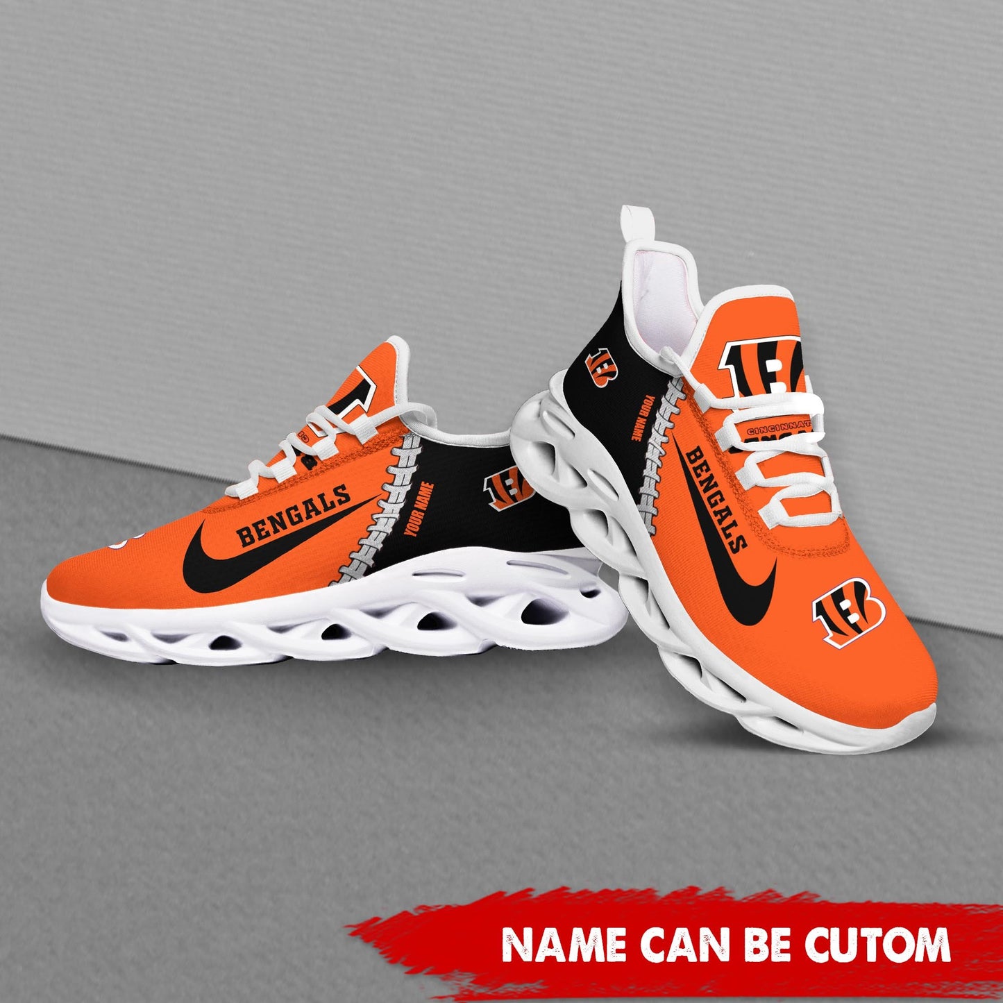 Ideafootwear Cincinnati Bengals Max Soul Shoes Sneakers For Men And Women 62
