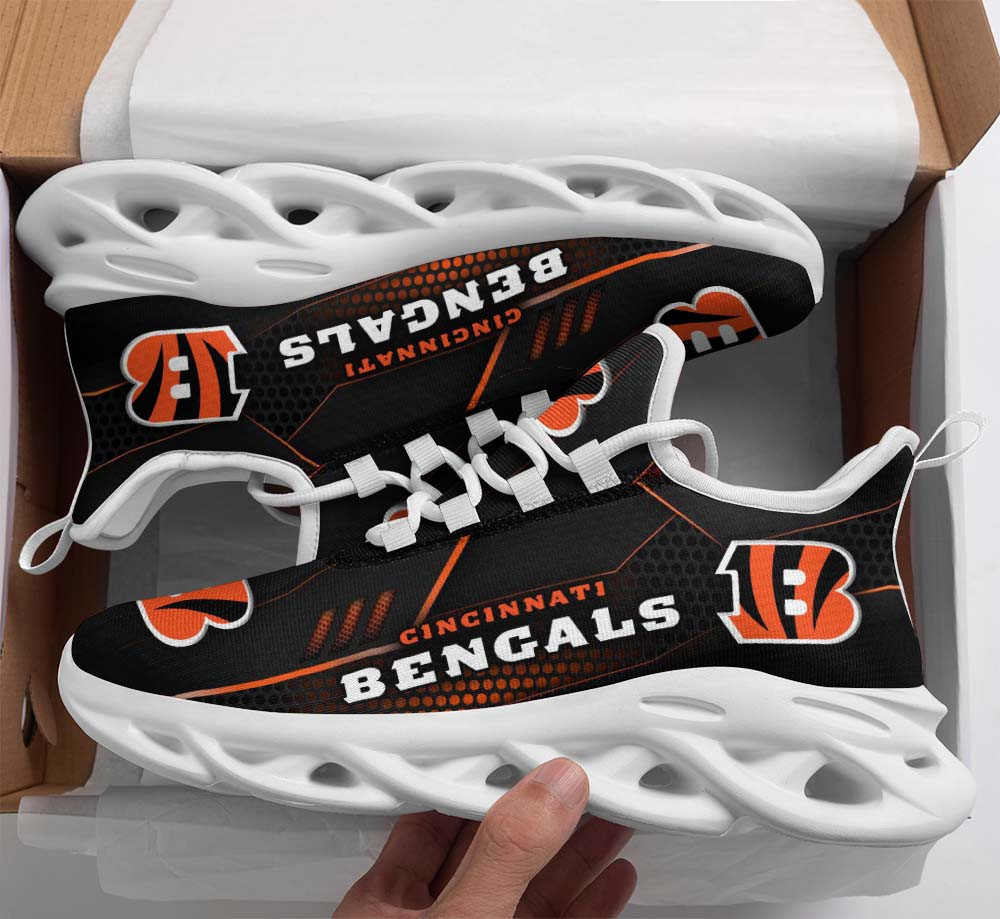 Ideafootwear Cincinnati Bengals Max Soul Shoes Sneakers For Men And Women 87
