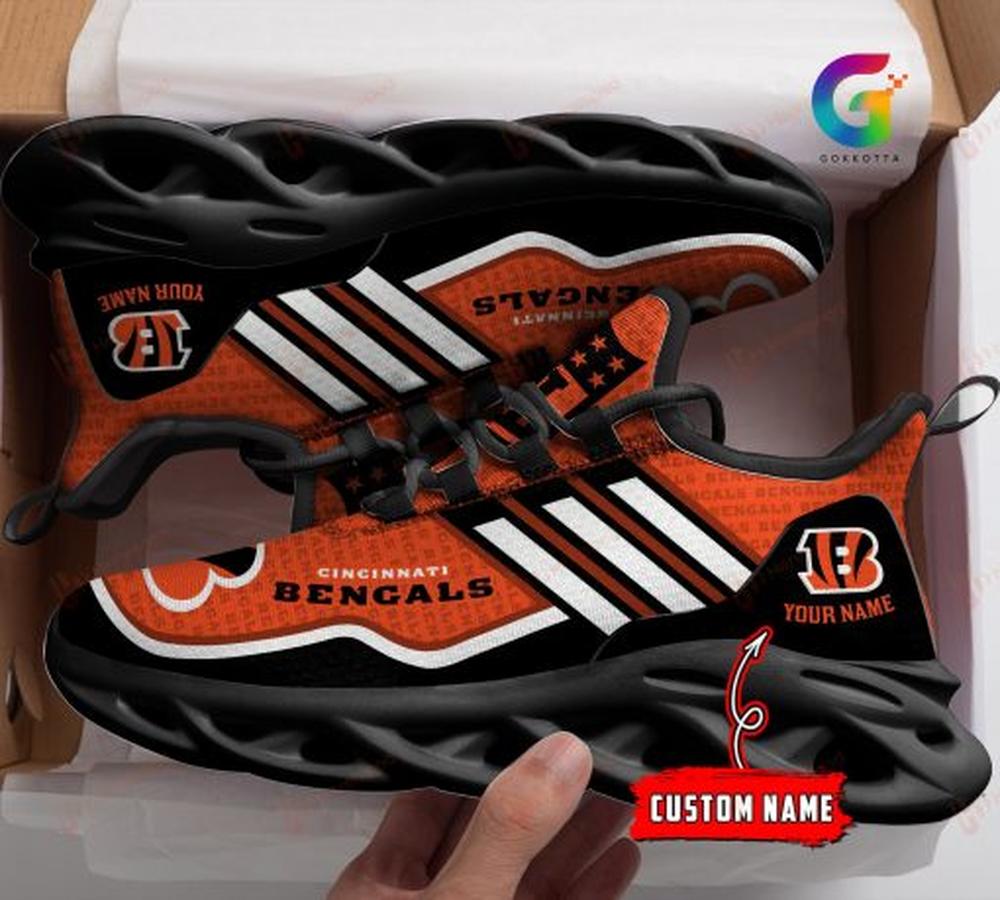 Ideafootwear Cincinnati Bengals Max Soul Shoes Sneakers For Men And Women 65