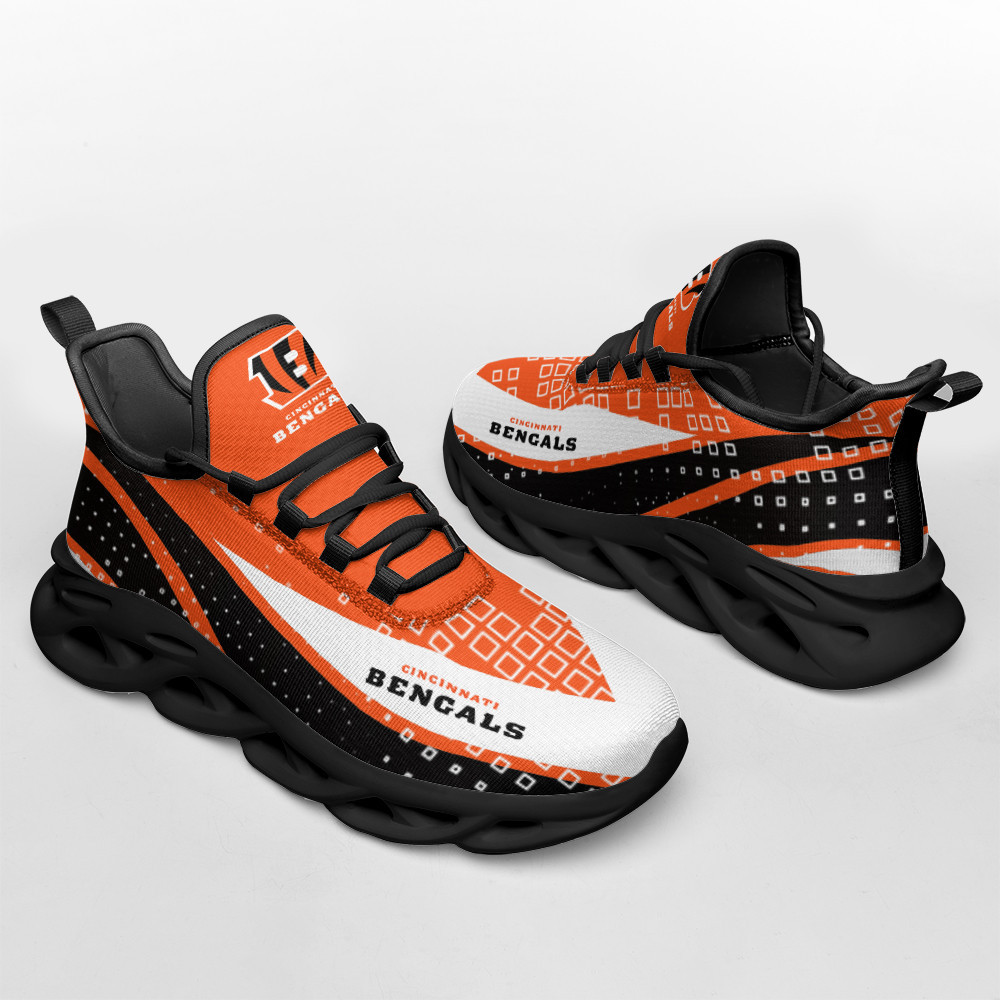 Ideafootwear Cincinnati Bengals Max Soul Shoes Sneakers For Men And Women 2