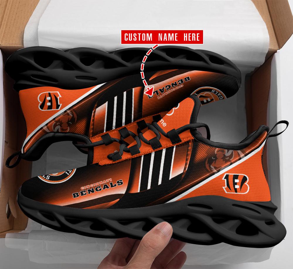 Ideafootwear Cincinnati Bengals Max Soul Shoes Sneakers For Men And Women 61