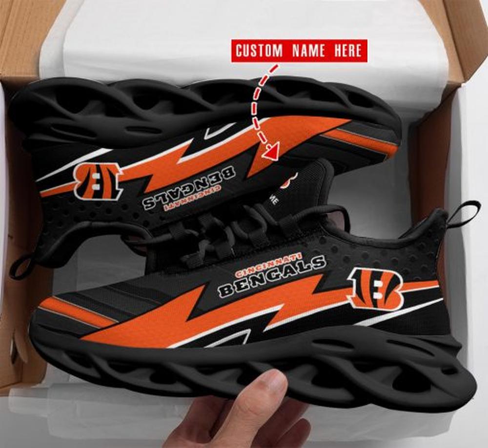 Ideafootwear Cincinnati Bengals Max Soul Shoes Sneakers For Men And Women 44