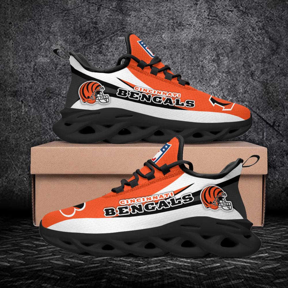 Ideafootwear Cincinnati Bengals Max Soul Shoes Sneakers For Men And Women 19