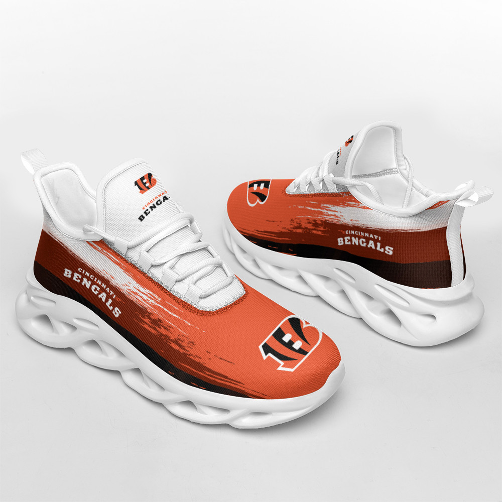 Ideafootwear Cincinnati Bengals Max Soul Shoes Sneakers For Men And Women 8
