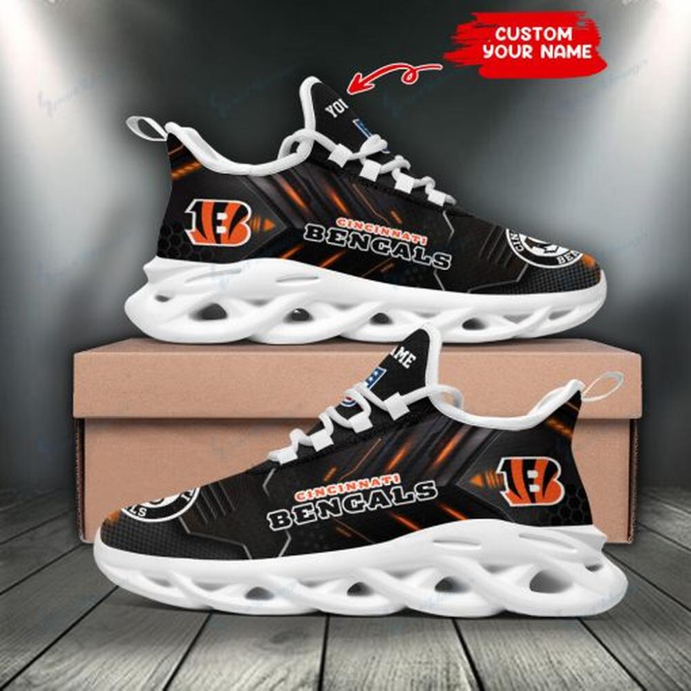Ideafootwear Cincinnati Bengals Max Soul Shoes Sneakers For Men And Women 70