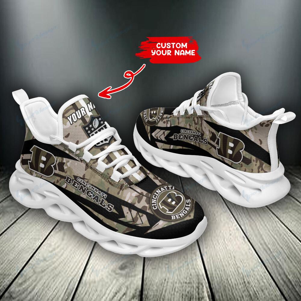 Ideafootwear Cincinnati Bengals Max Soul Shoes Sneakers For Men And Women 56