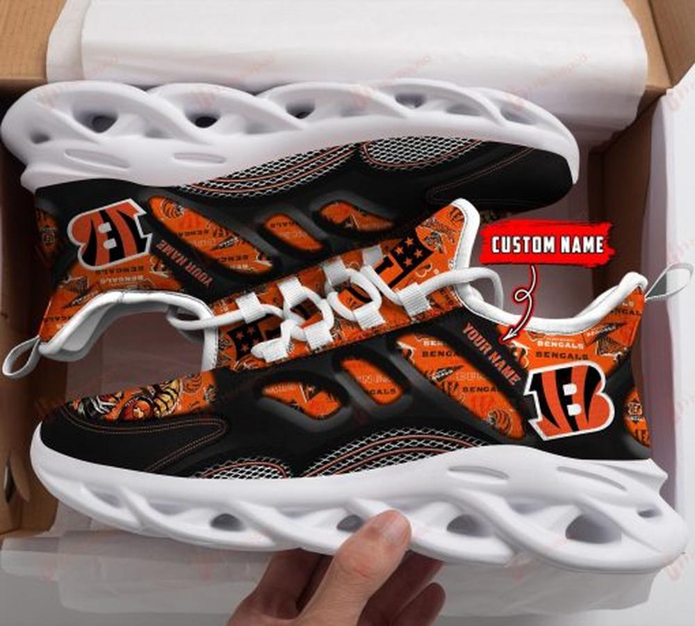 Ideafootwear Cincinnati Bengals Max Soul Shoes Sneakers For Men And Women 63