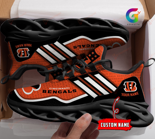 Ideafootwear Cincinnati Bengals Max Soul Shoes Sneakers For Men And Women 65