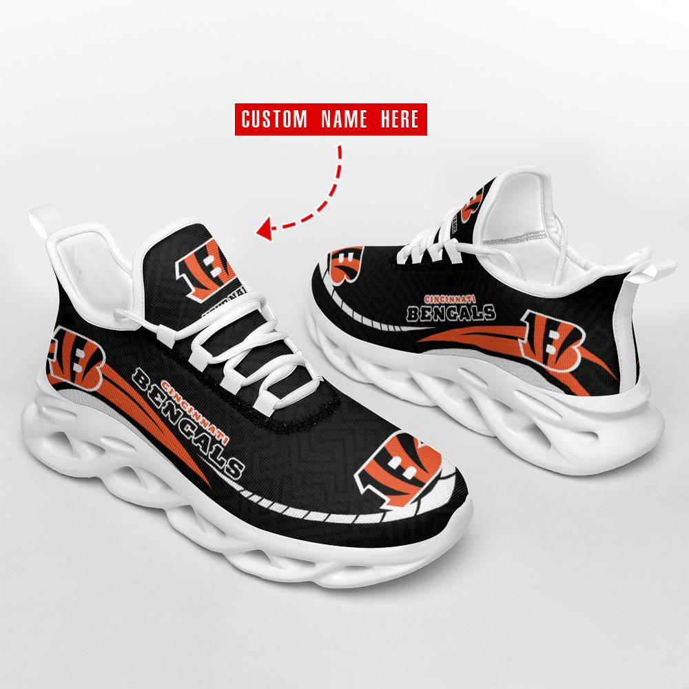 Ideafootwear Cincinnati Bengals Max Soul Shoes Sneakers For Men And Women 57