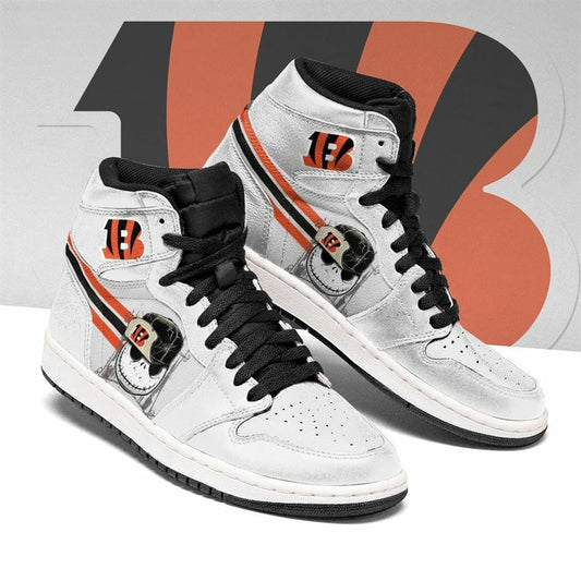 Ideafootwear Cincinnati Bengals NFL AJ1 High Sneakers Shoes For Men And Women 13