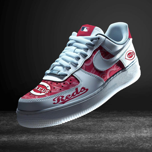 Ideafootwear Cincinnati Reds Air Low-Top Sneakers Shoes For Men And Women 2