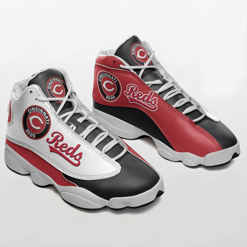 Ideafootwear Cincinnati Reds AJ13 Sneakers Shoes For Men And Women 2