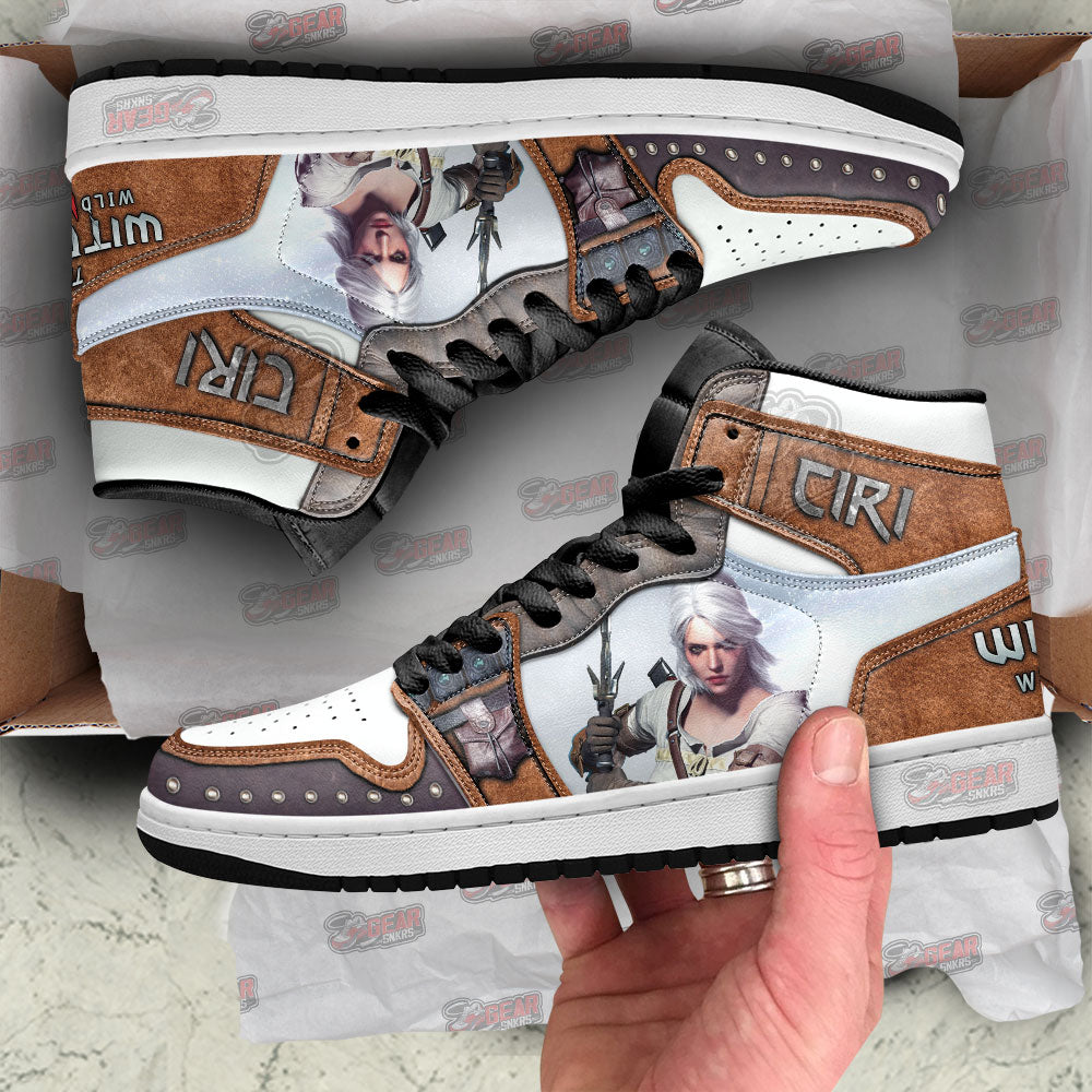 Ideafootwear Ciri The Witcher AJ1 High Sneakers Shoes For Men And Women 1