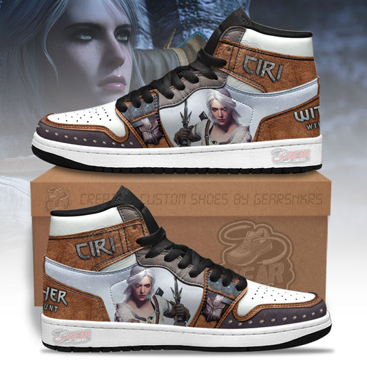 Ideafootwear Ciri The Witcher AJ1 High Sneakers Shoes For Men And Women 1