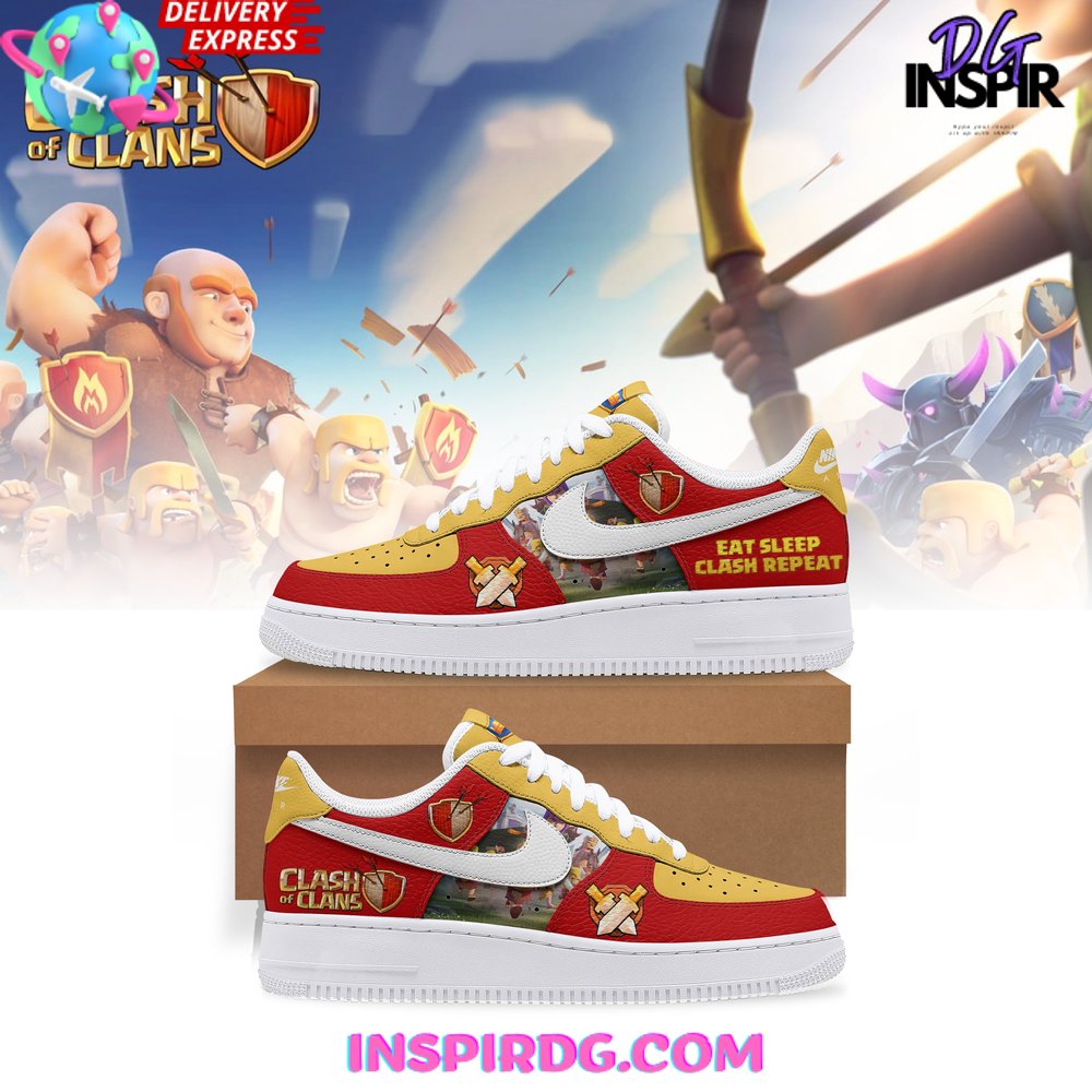 Ideafootwear Clash of Clans Air Low-Top Sneakers Shoes For Men And Women 1