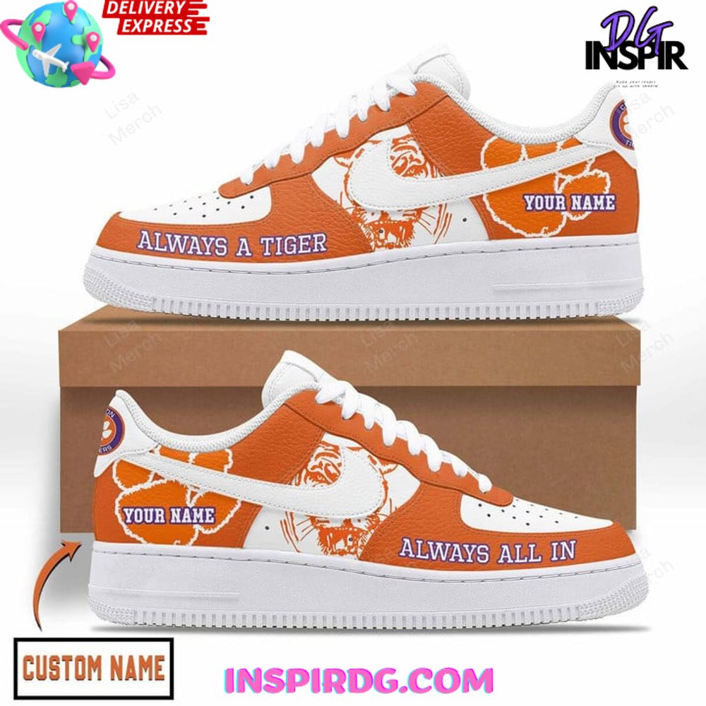Ideafootwear Clemson Tigers Air Low-Top Sneakers Shoes For Men And Women 4