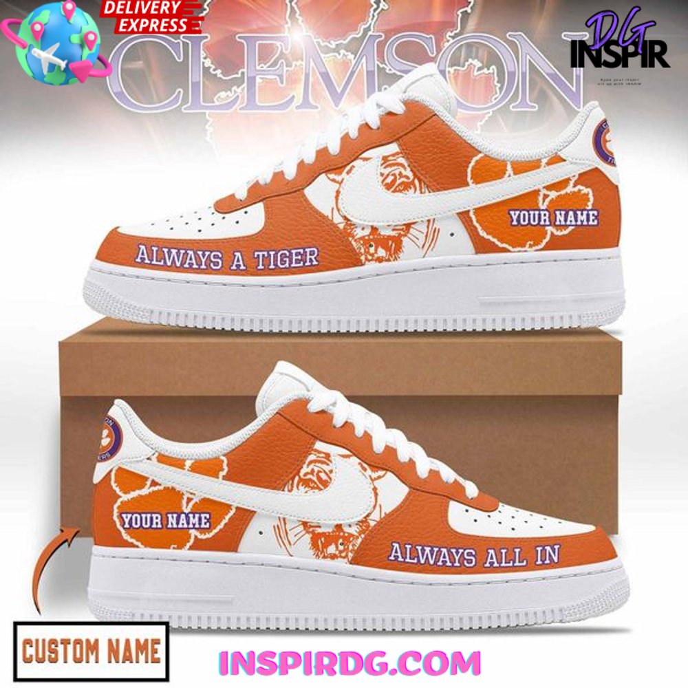 Ideafootwear Clemson Tigers Air Low-Top Sneakers Shoes For Men And Women 4