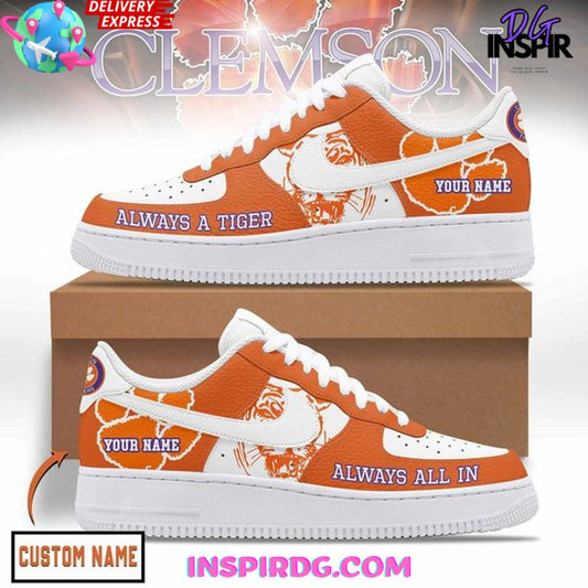 Ideafootwear Clemson Tigers Air Low-Top Sneakers Shoes For Men And Women 4