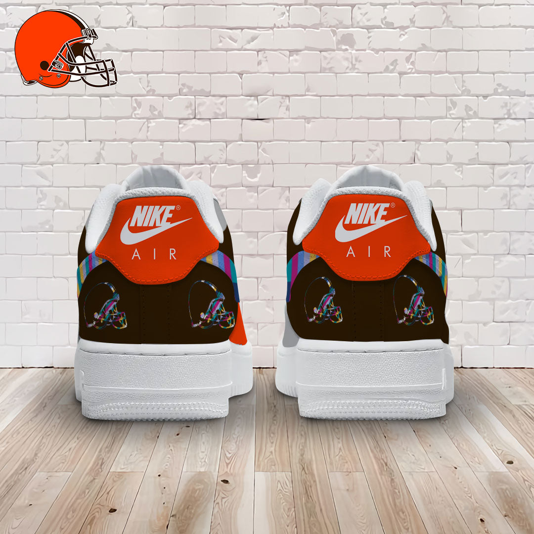 Ideafootwear Cleveland Browns Air Low-Top Sneakers Shoes For Men And Women 6