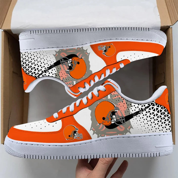 Ideafootwear Cleveland Browns Air Low-Top Sneakers Shoes For Men And Women 14