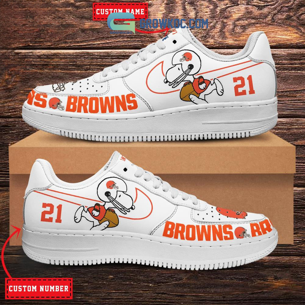 Ideafootwear Cleveland Browns Air Low-Top Sneakers Shoes For Men And Women 3