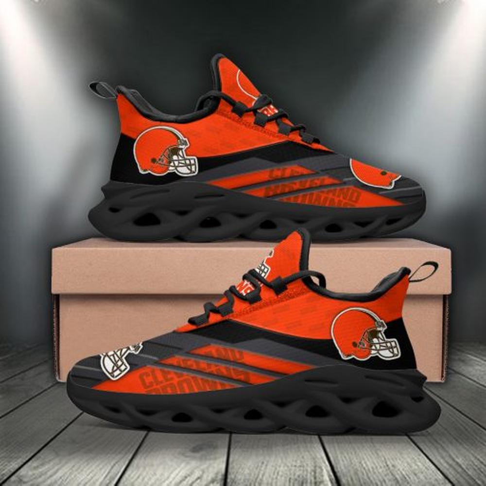 Ideafootwear Cleveland Browns Max Soul Shoes Sneakers For Men And Women 21