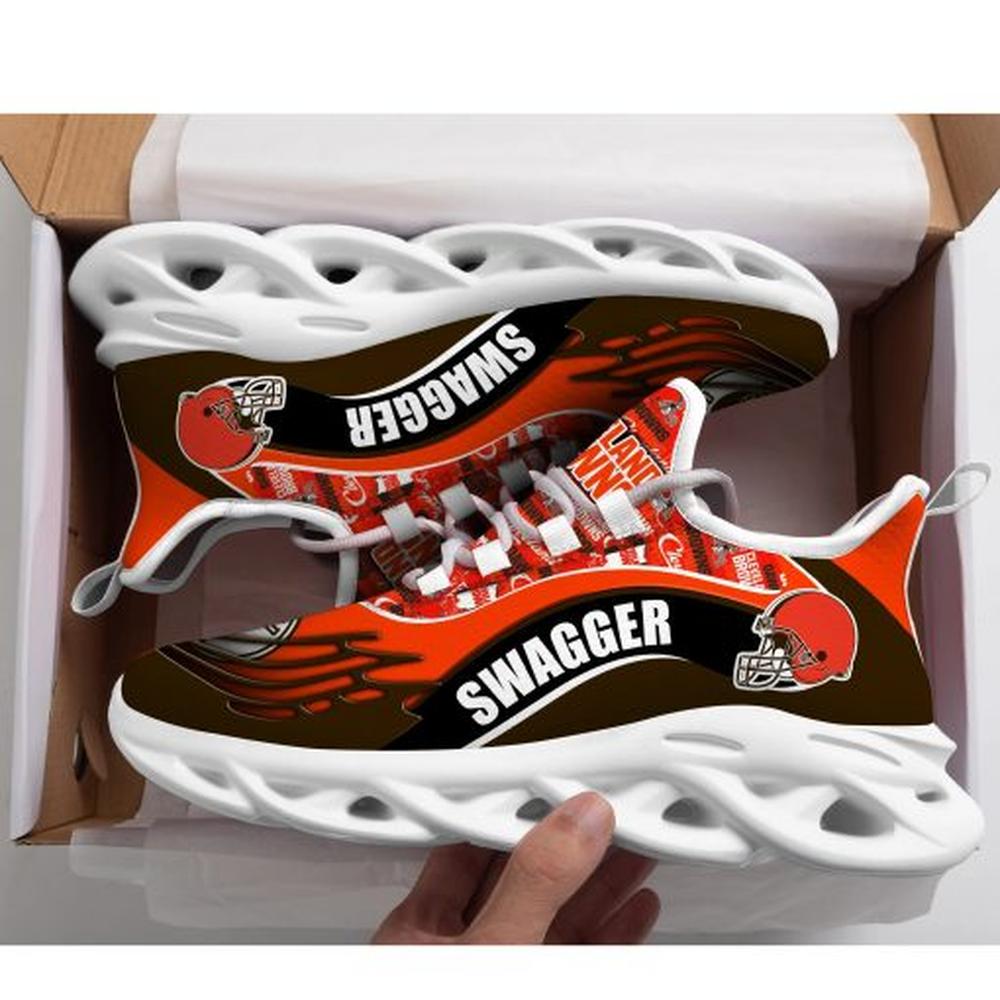 Ideafootwear Cleveland Browns Max Soul Shoes Sneakers For Men And Women 6