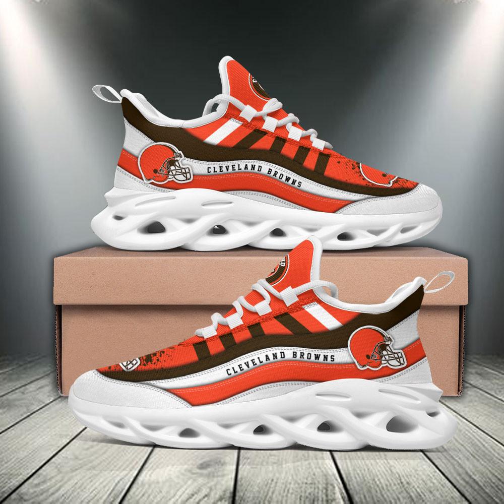 Ideafootwear Cleveland Browns Max Soul Shoes Sneakers For Men And Women 4