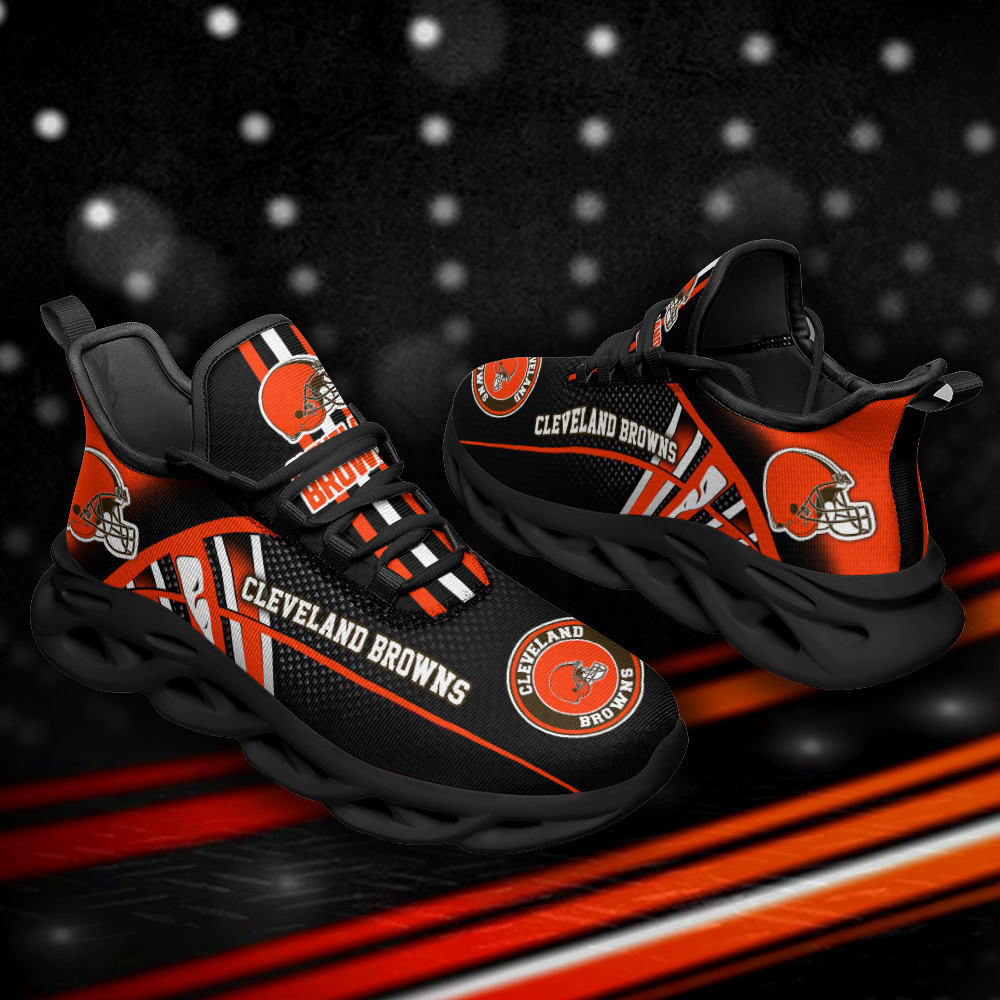 Ideafootwear Cleveland Browns Max Soul Shoes Sneakers For Men And Women 9
