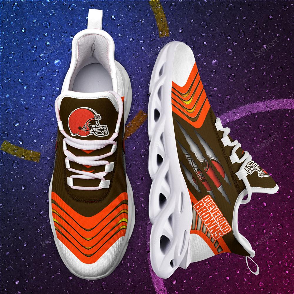 Ideafootwear Cleveland Browns Max Soul Shoes Sneakers For Men And Women 5