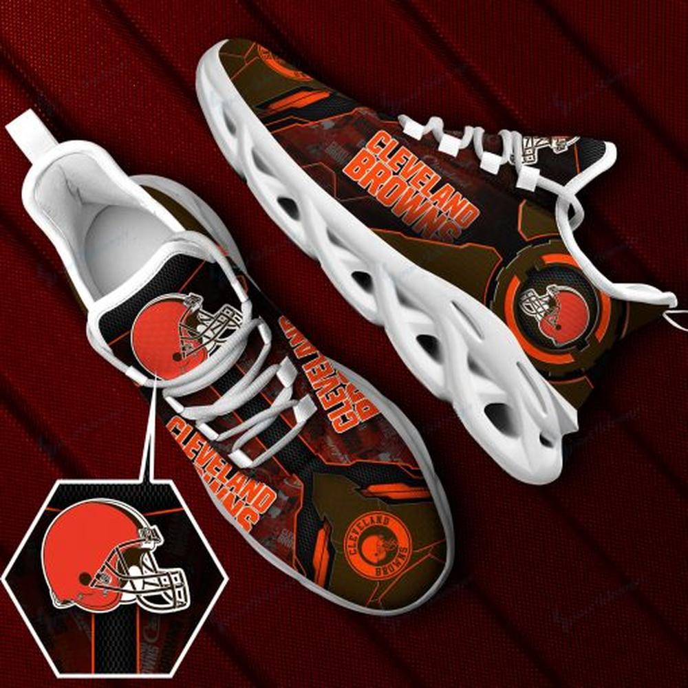 Ideafootwear Cleveland Browns Max Soul Shoes Sneakers For Men And Women 24