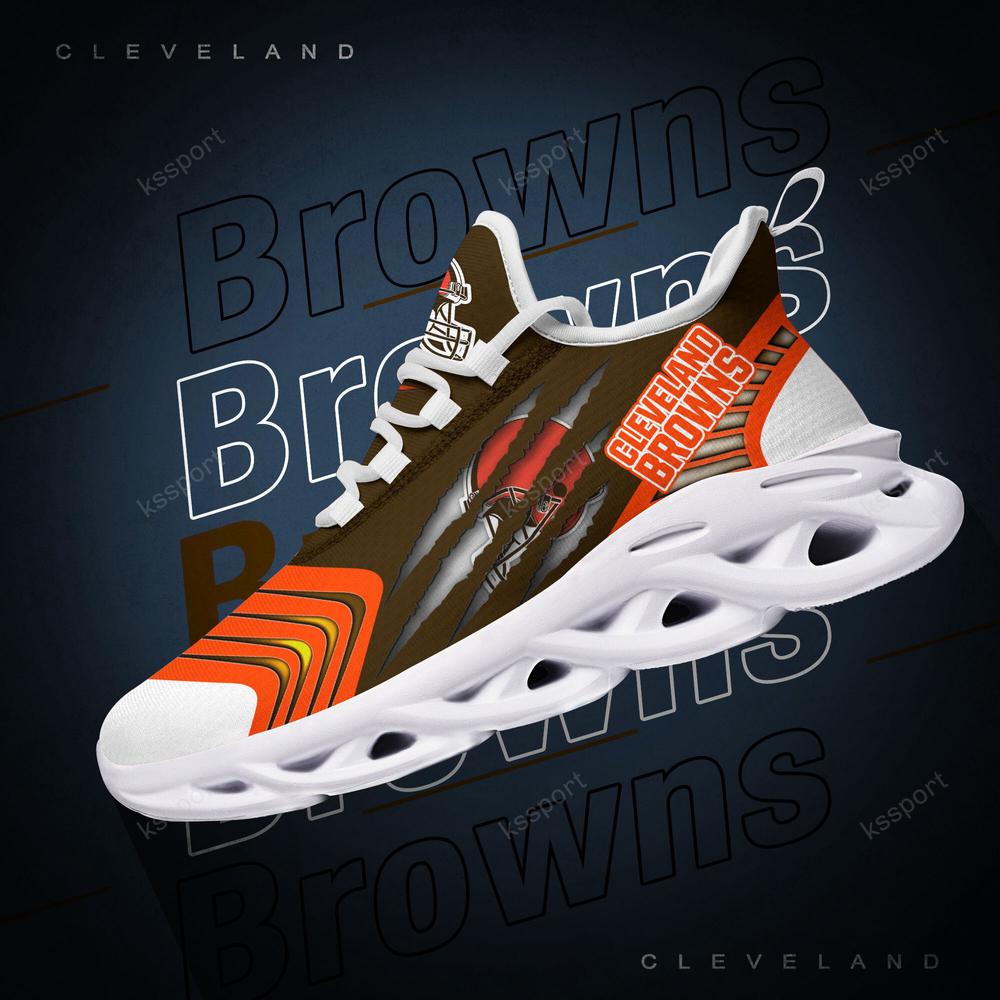 Ideafootwear Cleveland Browns Max Soul Shoes Sneakers For Men And Women 5