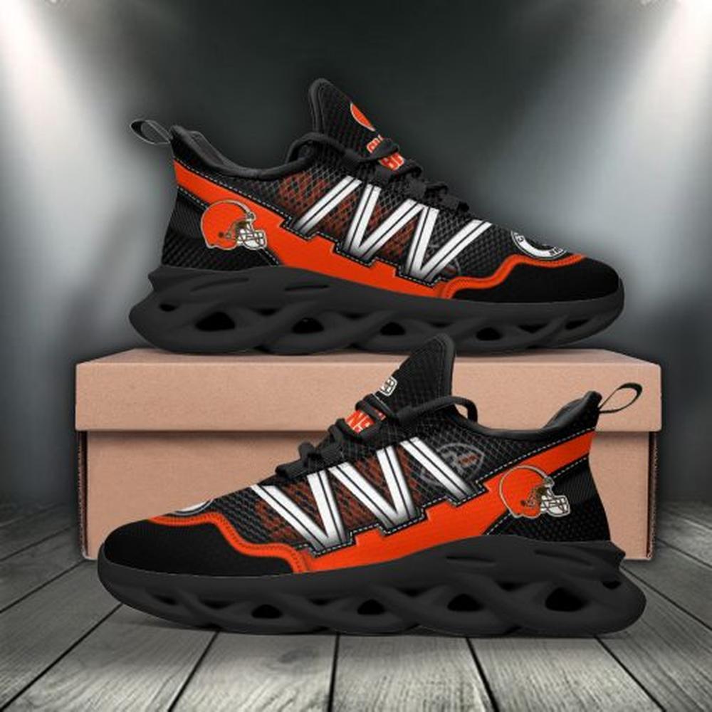 Ideafootwear Cleveland Browns Max Soul Shoes Sneakers For Men And Women 9