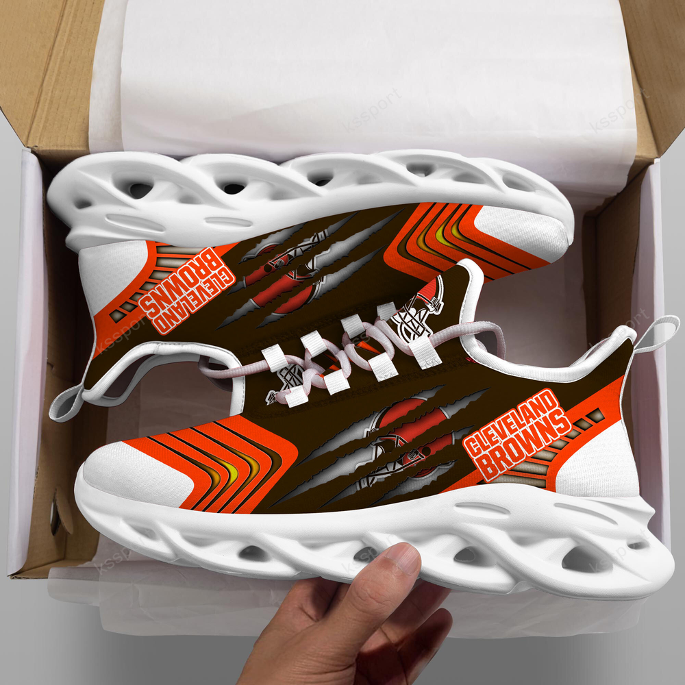 Ideafootwear Cleveland Browns Max Soul Shoes Sneakers For Men And Women 5