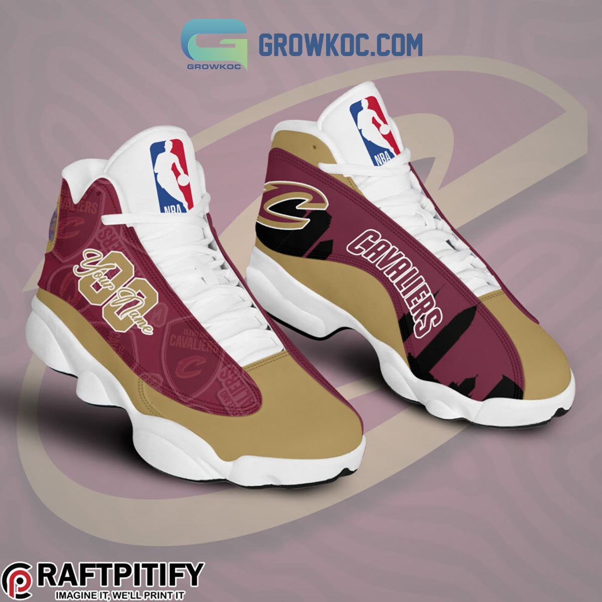 Ideafootwear Cleveland Cavaliers AJ13 Sneakers Shoes For Men And Women 3