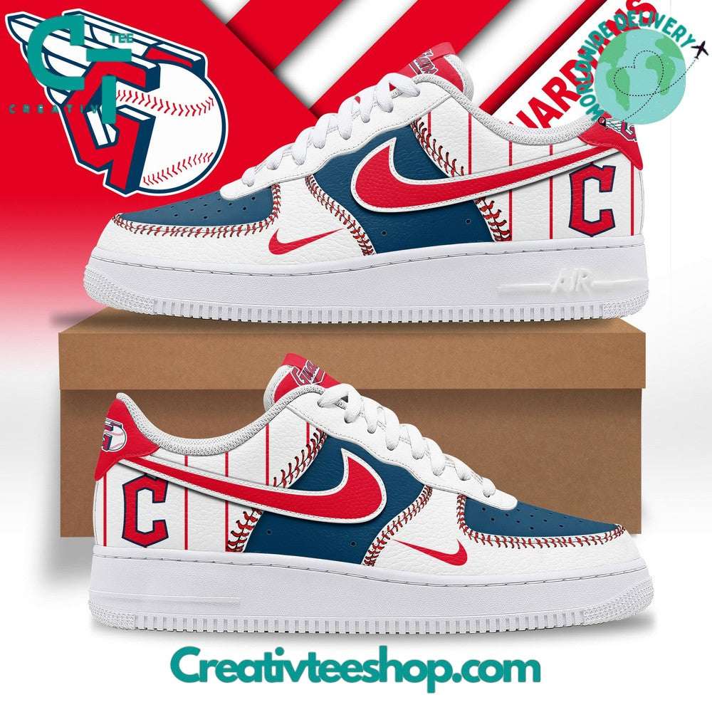 Ideafootwear Cleveland Guardians Air Low-Top Sneakers Shoes For Men And Women 1