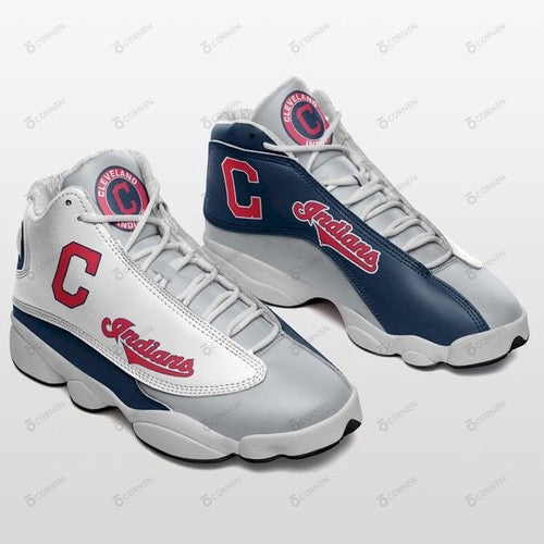 Ideafootwear Cleveland Guardians AJ13 Sneakers Shoes For Men And Women 1