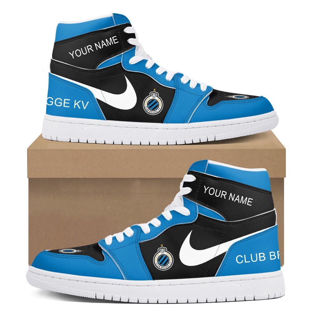 Ideafootwear Club Brugge KV AJ1 High Sneakers Shoes For Men And Women 1