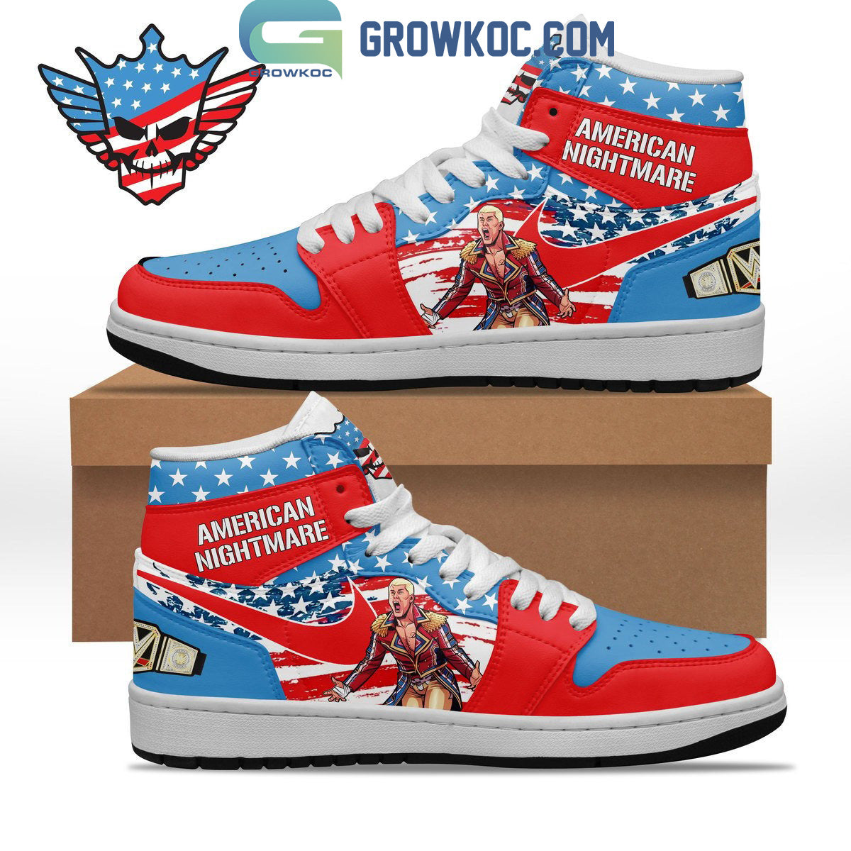 Ideafootwear Cody Rhodes AJ1 High Sneakers Shoes For Men And Women 1