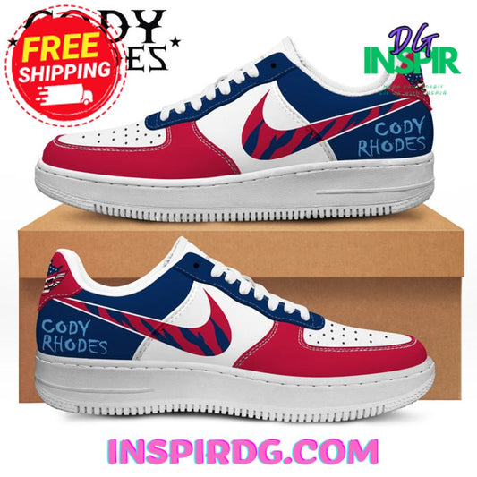 Ideafootwear Cody Rhodes WWE American Air Low-Top Sneakers Shoes For Men And Women 1