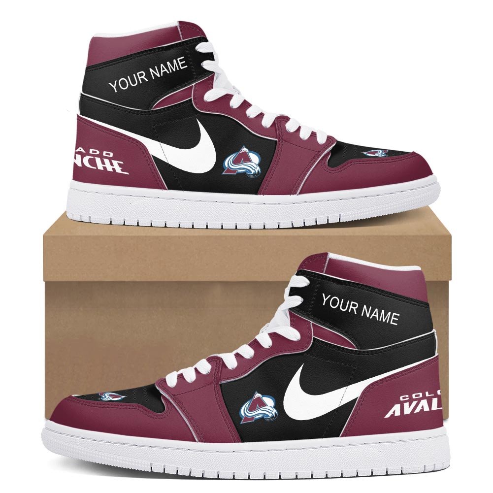 Ideafootwear Colorado Avalanche AJ1 High Sneakers Shoes For Men And Women 4