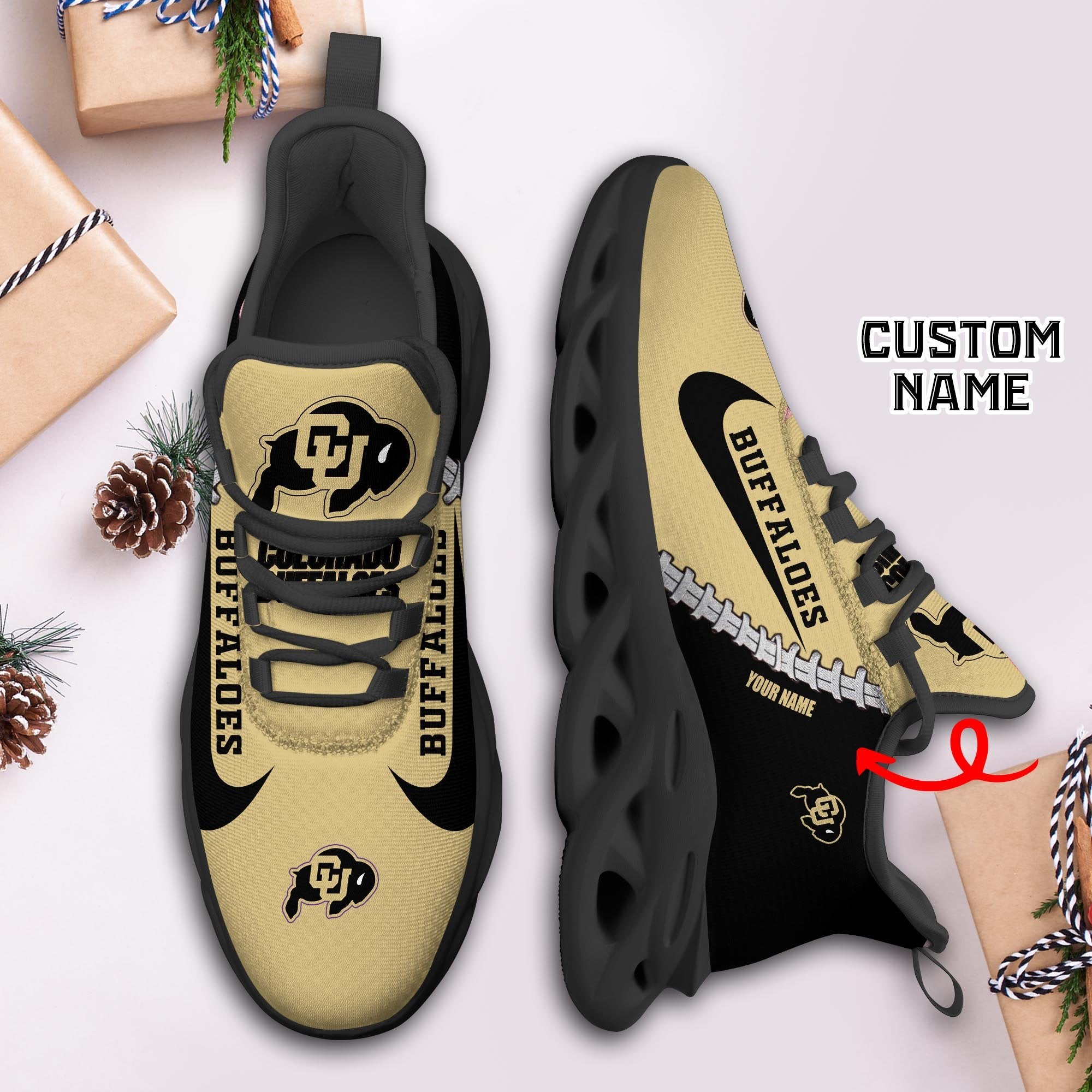 Ideafootwear Colorado Buffaloes Max Soul Shoes Sneakers For Men And Women 1