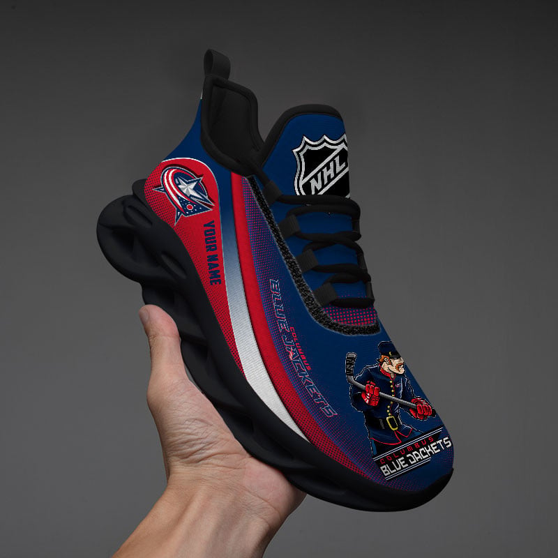 Ideafootwear Columbus Blue Jackets Max Soul Shoes Sneakers For Men And Women 2