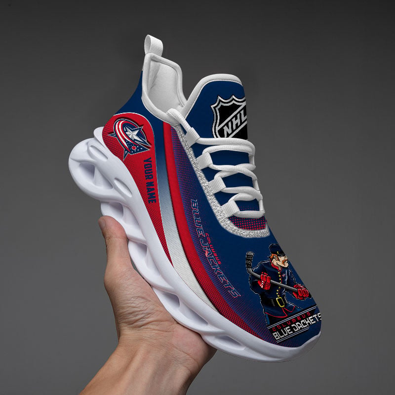 Ideafootwear Columbus Blue Jackets Max Soul Shoes Sneakers For Men And Women 2