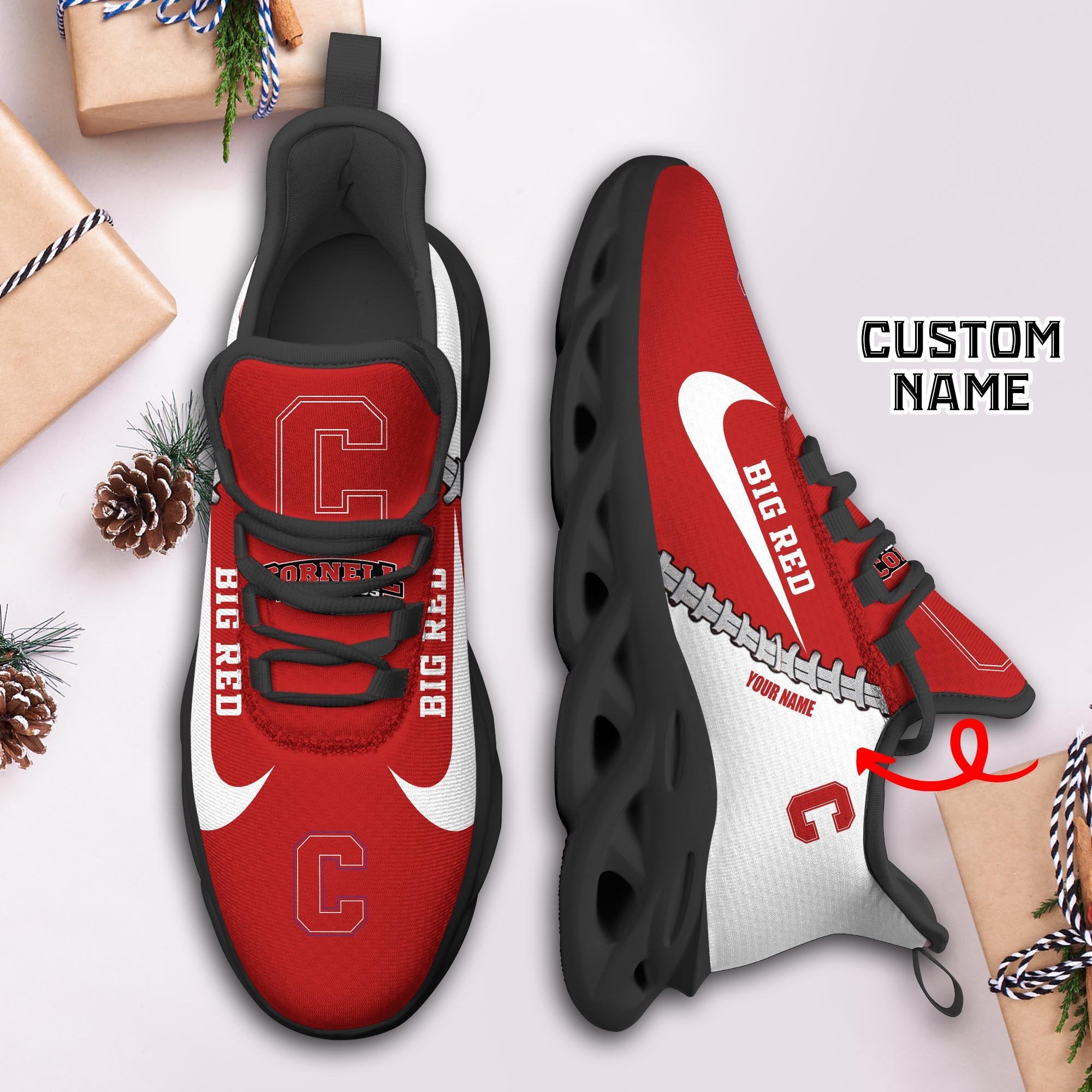 Ideafootwear Cornell Big Red Max Soul Shoes Sneakers For Men And Women 1