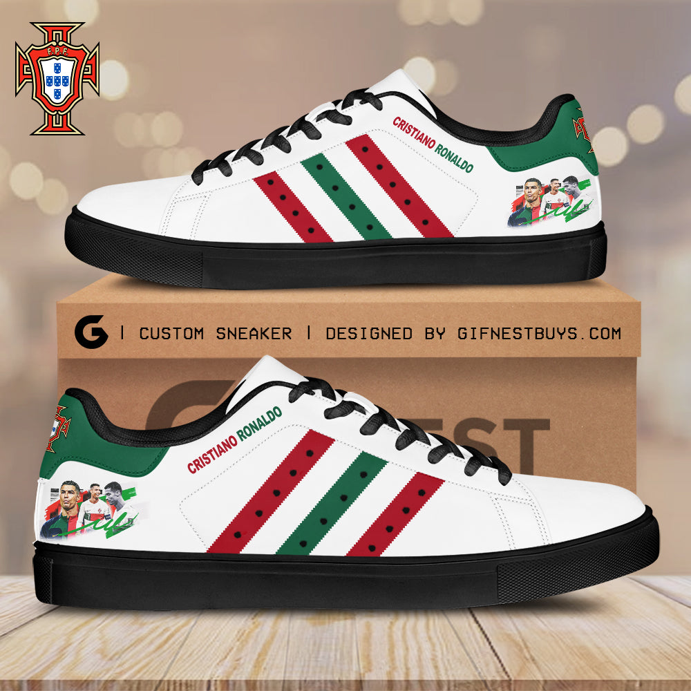 Ideafootwear Cristiano Ronaldo x Portugal National Team Skate Stan Shoes Sneakes For Men And Women 2