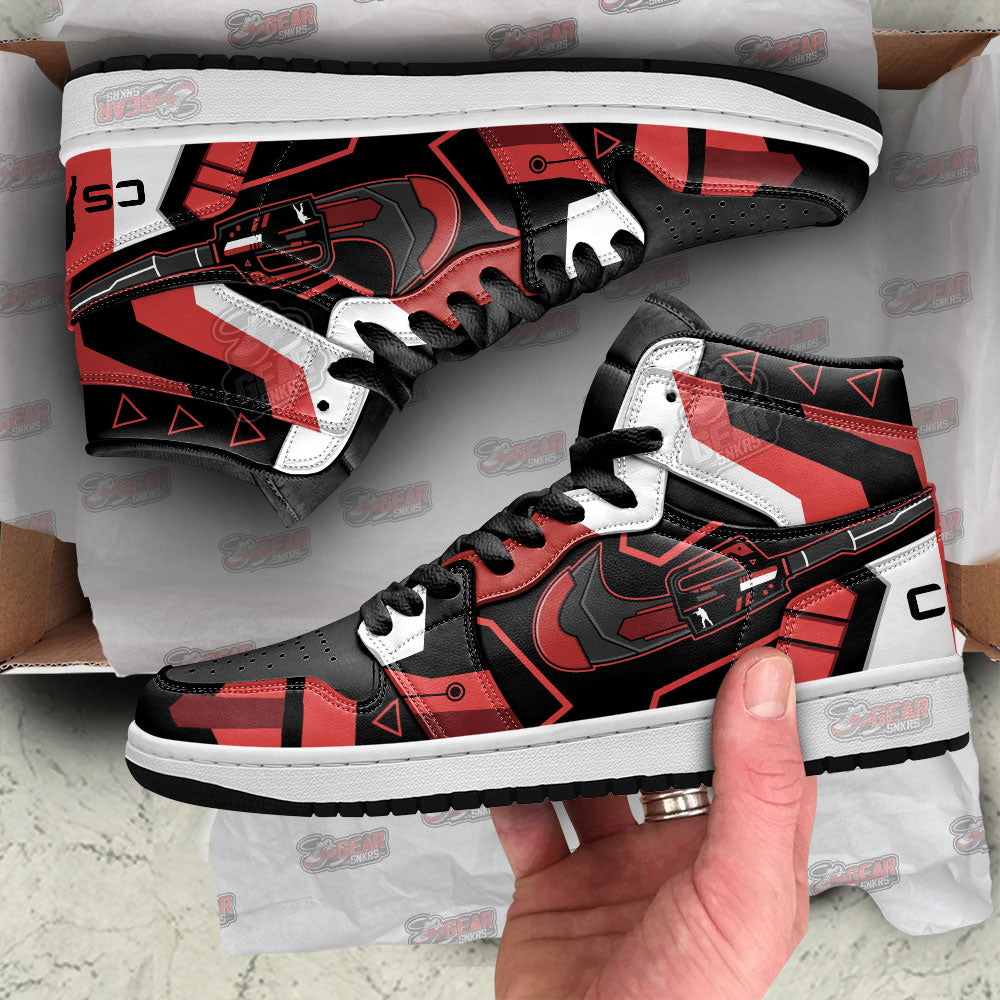 Ideafootwear Cyrex M4A1-S Counter Strike Skins AJ1 High Sneakers Shoes For Men And Women 1